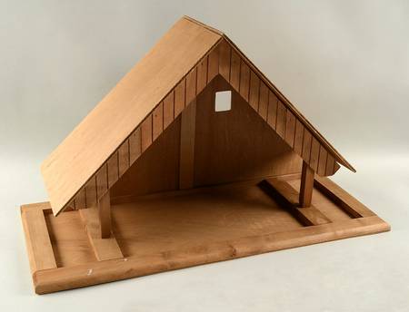 Goebel Nativity 6020 Series Wooden Creche - Creche-Missing Star