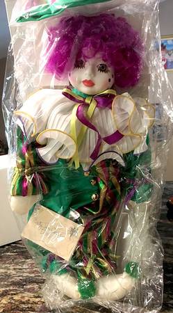 Betty Jane Carter Dolls Mardi-Musical Clown - Boxed