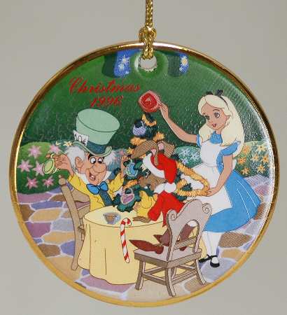 Disney Annual Ornaments-Flat Christmas In Wonderland - No Box