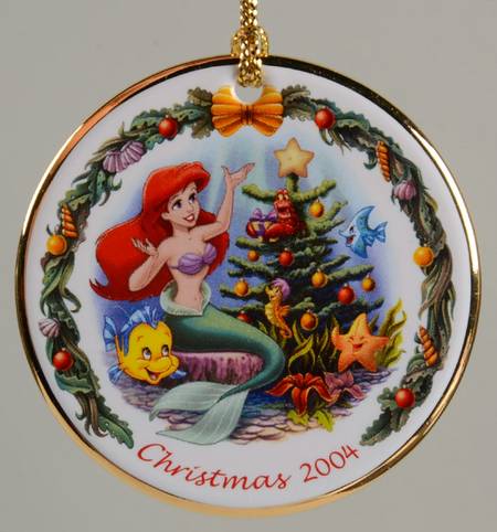 Disney Annual Ornaments-Flat Sea-Sons Greetings - Boxed