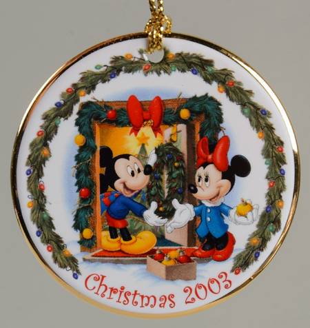 Disney Annual Ornaments-Flat Home For The Holidays - No Box
