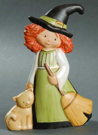 Nordic Halloween A Whiskery Witch-Large - With Box