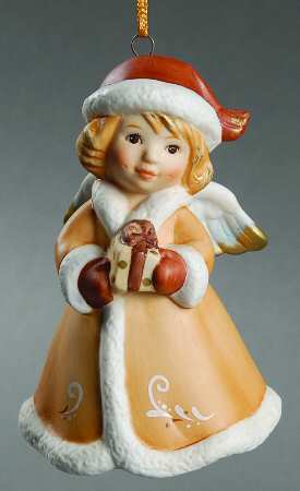 Angel Bell Ornaments Angel Gift-Champagne - Boxed