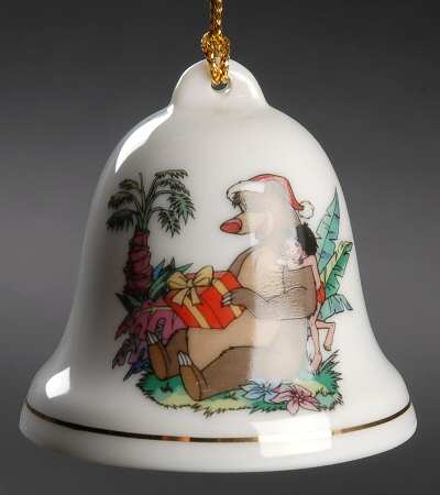 Disney Christmas Bell Jungle Book-Mowgli  And Baloo - No Box
