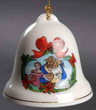 Disney Christmas Bell Beauty And Beast - No Box