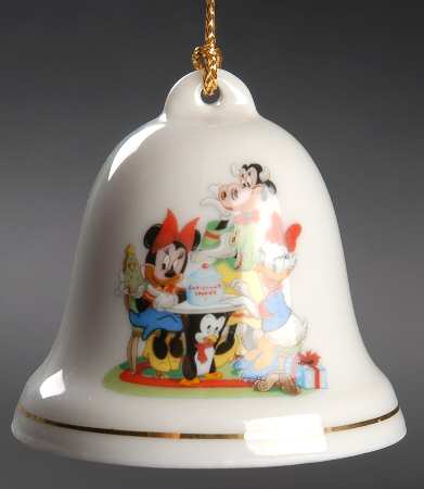 Disney Christmas Bell Minnie, Daisy, Clarabell - No Box