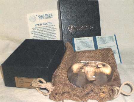 GALway Paperweight Potato - With Box
