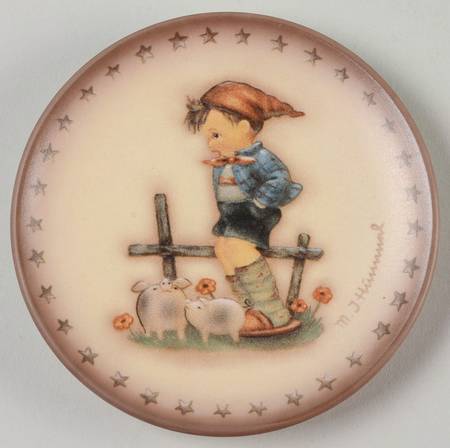 Miniature Annual Plate Farm Boy - No Box