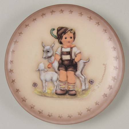 Miniature Annual Plate Little Goat Herder - Boxed