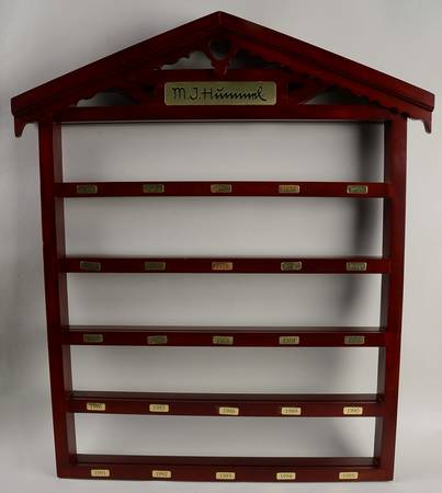 Miniature Annual Plate Wooden Display With Dates - Display Stand 2