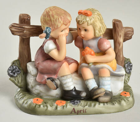 Monthly Memories-Berta Hummel Sharing Secrets - No Box