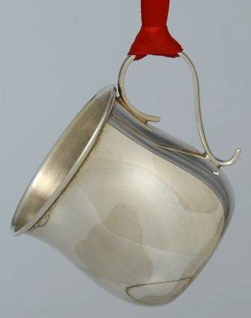 Baby's 1st Christmas-Sterling Baby Cup - With Box