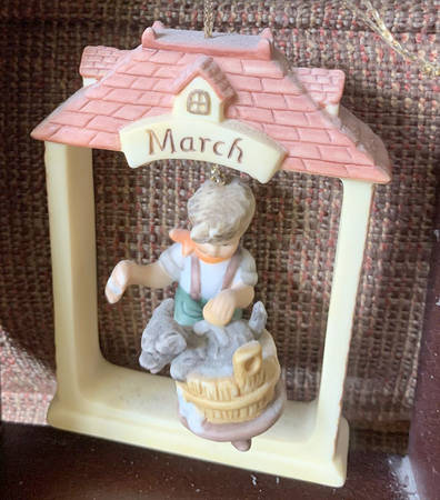A Year of Berta Hummel March-Spring Cleaning - Boxed