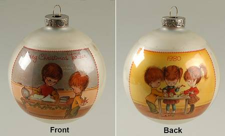 Moppets Christmas Ornaments by Gorham