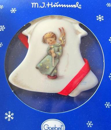 Hummel Flat Ornaments Heavenly Angel-Bell - With Box