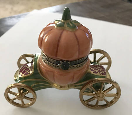 Gerard Ribierre Limoges Box Pumpkin Carriage - No Box