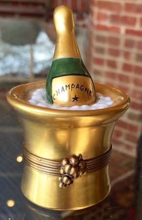 Gerard Ribierre Limoges Box Champagne In Ice Bucket - No Box