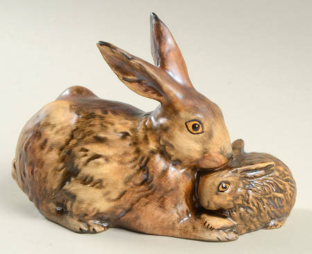 Mother's Day Figurines Rabbits - No Box