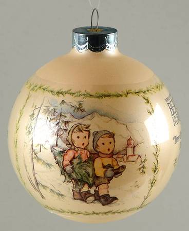 Berta Hummel Annual Ball Ornament Tree Trimming Time - With Box Bx1997