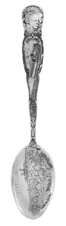 Souvenir Spoons Pikes Peak Us Signal Station - No Box
