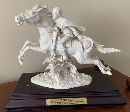 Limited Edition Figurine Paul Revere's Midnight Ride - No Box