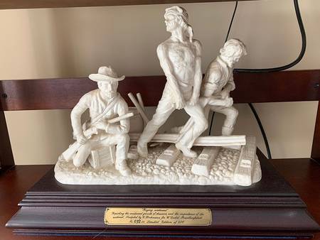 Limited Edition Figurine Forging Westward - Boxed