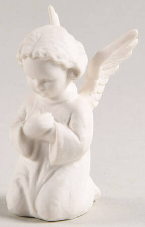 All White Figurines Angel Praying-Matte - No Box