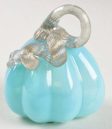 Pumpkin Patch Mini Teal Gourd - No Box