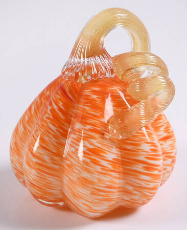 Pumpkin Patch Mini Orange Straw Gourd - No Box