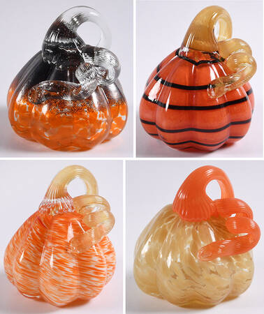 Pumpkin Patch Mini Assorted Gourds Set/4 - Boxed