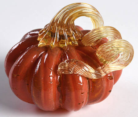 Pumpkin Patch Small Rust Pumpkin - No Box