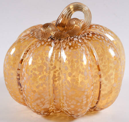 Pumpkin Patch Amber & White Pumpkin - No Box 60