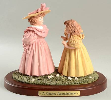 Maud Humphrey Bogart Figurine A Chance Acquaintance - Boxed