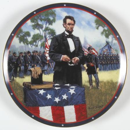 American Civil War Abraham Lincoln - Boxed by Hamilton Collection