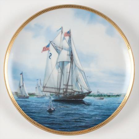America's Greatest Sailing Ships Gertrude Therbaud - Boxed by Hamilton Collection
