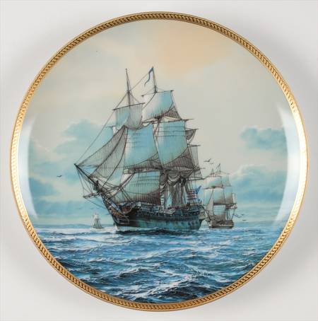 America's Greatest Sailing Ships Bonhomme Richard - No Box by Hamilton Collection