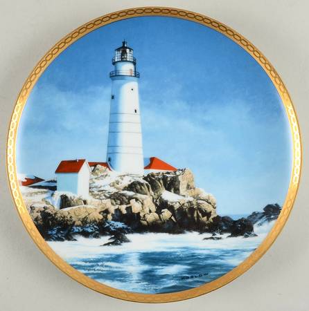 American Lighthouses Boston Light - No Box by Hamilton Collection