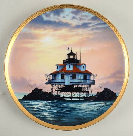 American Lighthouses Thomas Point Shoal Light - Boxed by Hamilton Collection