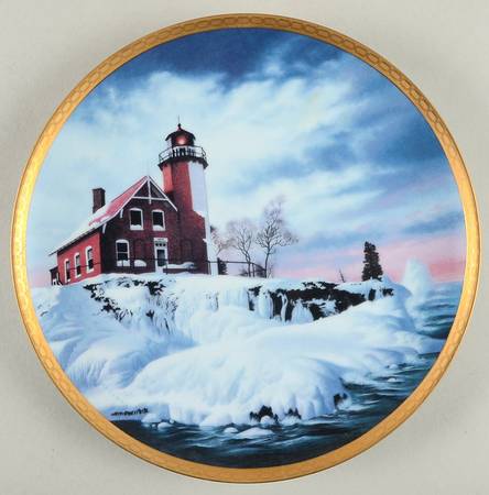 American Lighthouses Eagle Harbor - No Box by Hamilton Collection