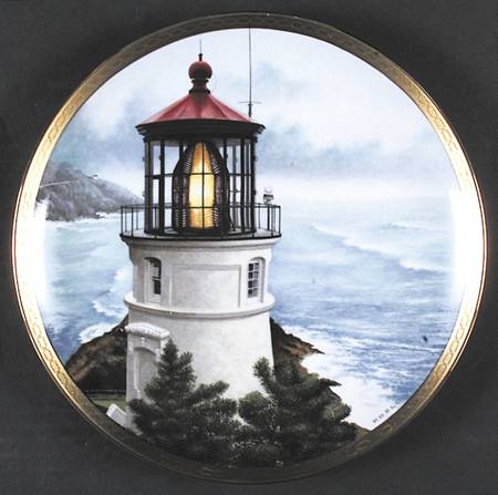American Lighthouses Hecata Head Light - No Box by Hamilton Collection