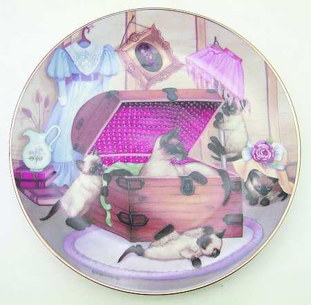 Country Kitties Attic Attack - No Box by Hamilton Collection