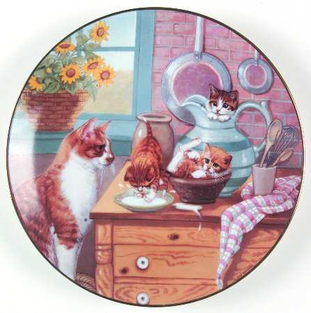 Country Kitties Table Manners - No Box by Hamilton Collection