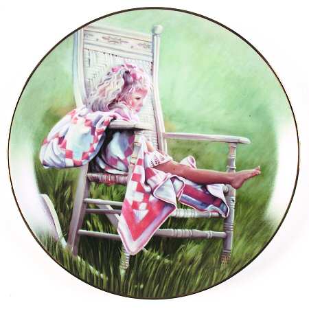 A Country Summer The Rocking Chair - Boxed by Hamilton Collection