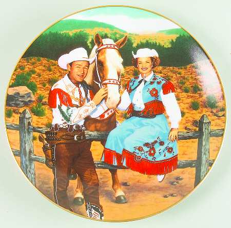 Classic TV Westerns Roy Rogers And Dale Evans - No Box by Hamilton Collection