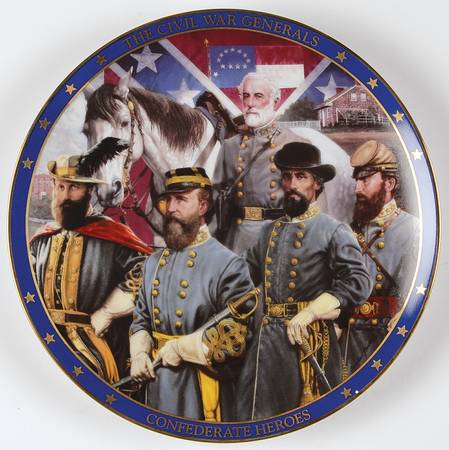 Civil War Generals Confederate Heroes - No Box by Hamilton Collection