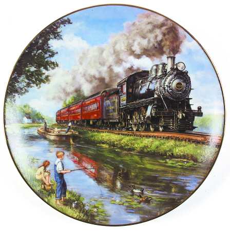 Golden Age of American Railroad  by Hamilton Collection