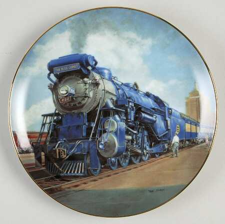 Golden Age of American Railroad  The Blue Comet - No Box