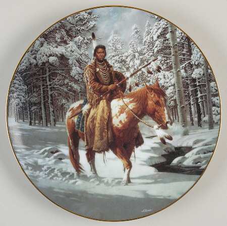 Mystic Warriors Man Who Walks Alone - No Box by Hamilton Collection