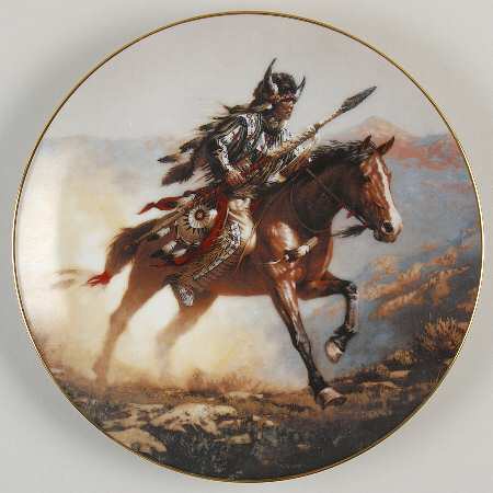 Mystic Warriors Spirit Of The Plains - No Box by Hamilton Collection