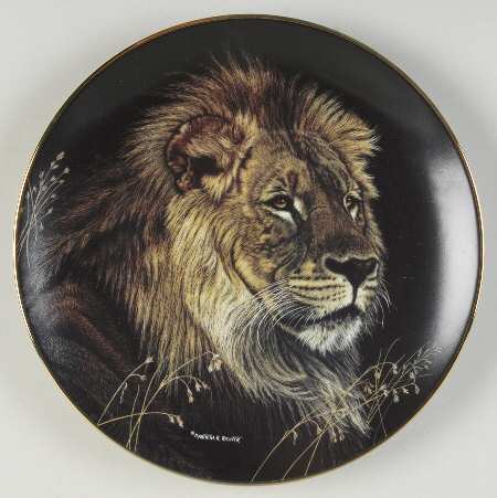 Natures Majestic Cats African Lion - No Box by Hamilton Collection